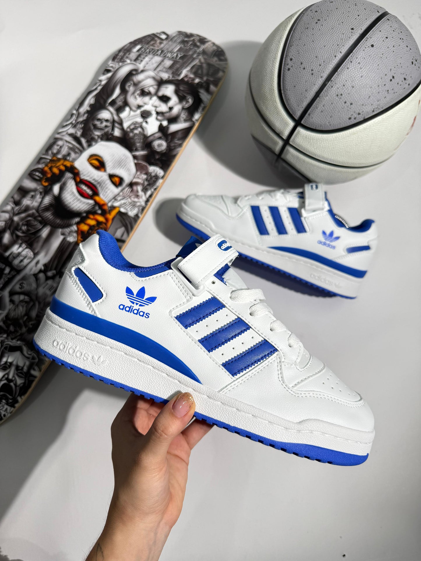 ADIDAS FORUM AZUL BLANCO | HOMBRE Y DAMA