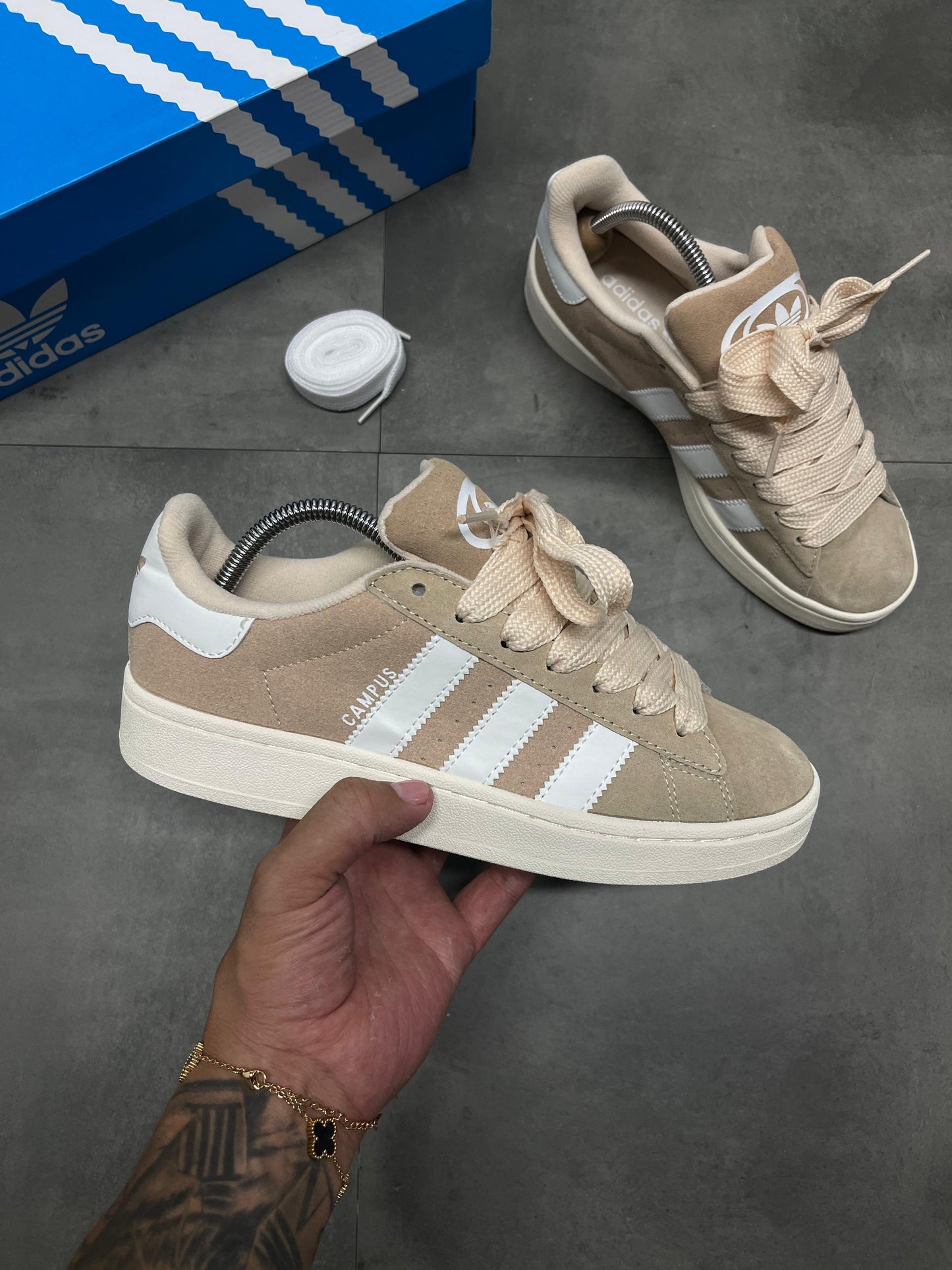 ADIDAS CAMPUS BEIGE | DAMA