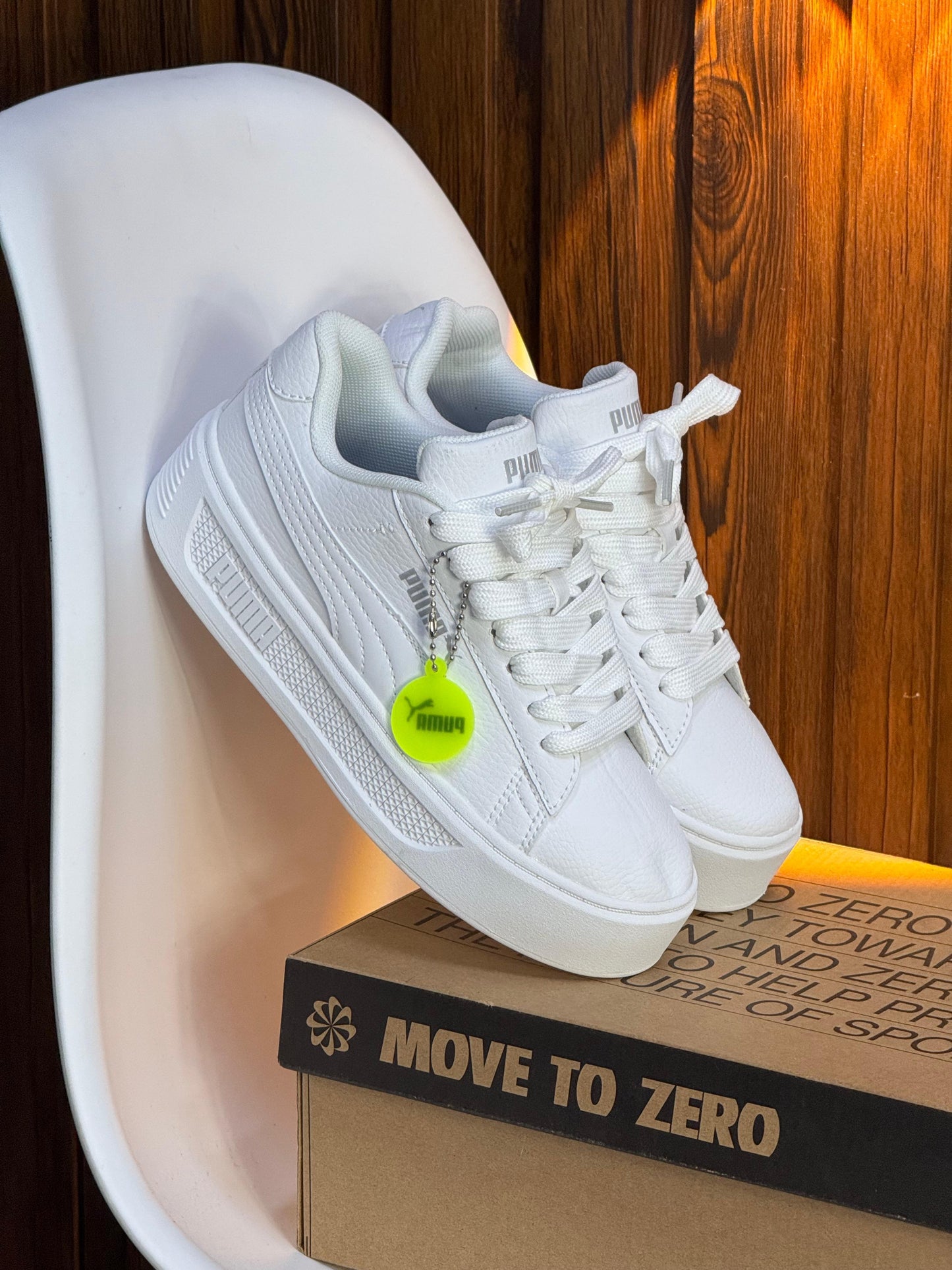 PUMA PARK TODA BLANCA PLATAFORMA | DAMA