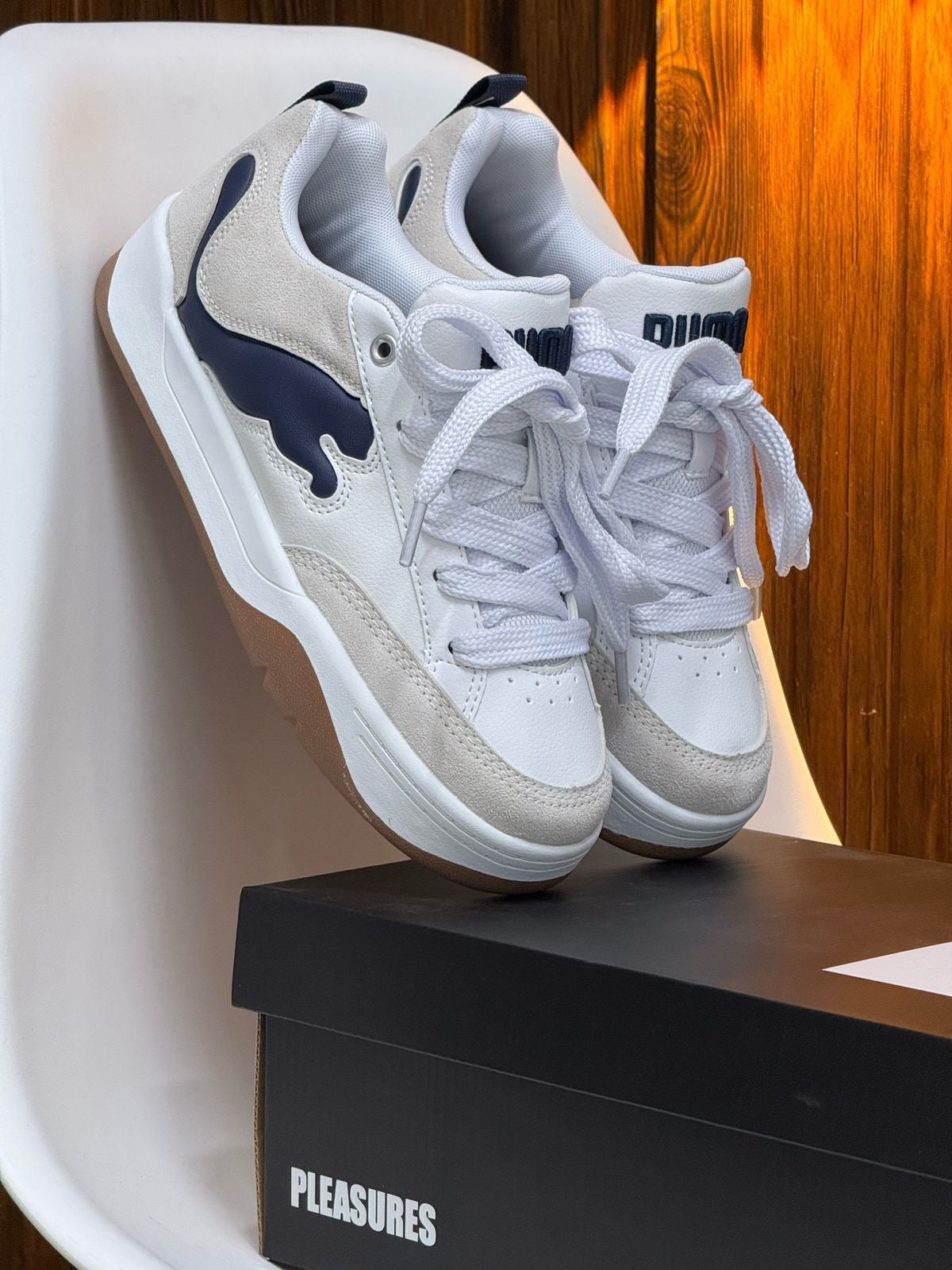 PUMA PARK 2 BLANCO AZUL | DAMA Y HOMBRE
