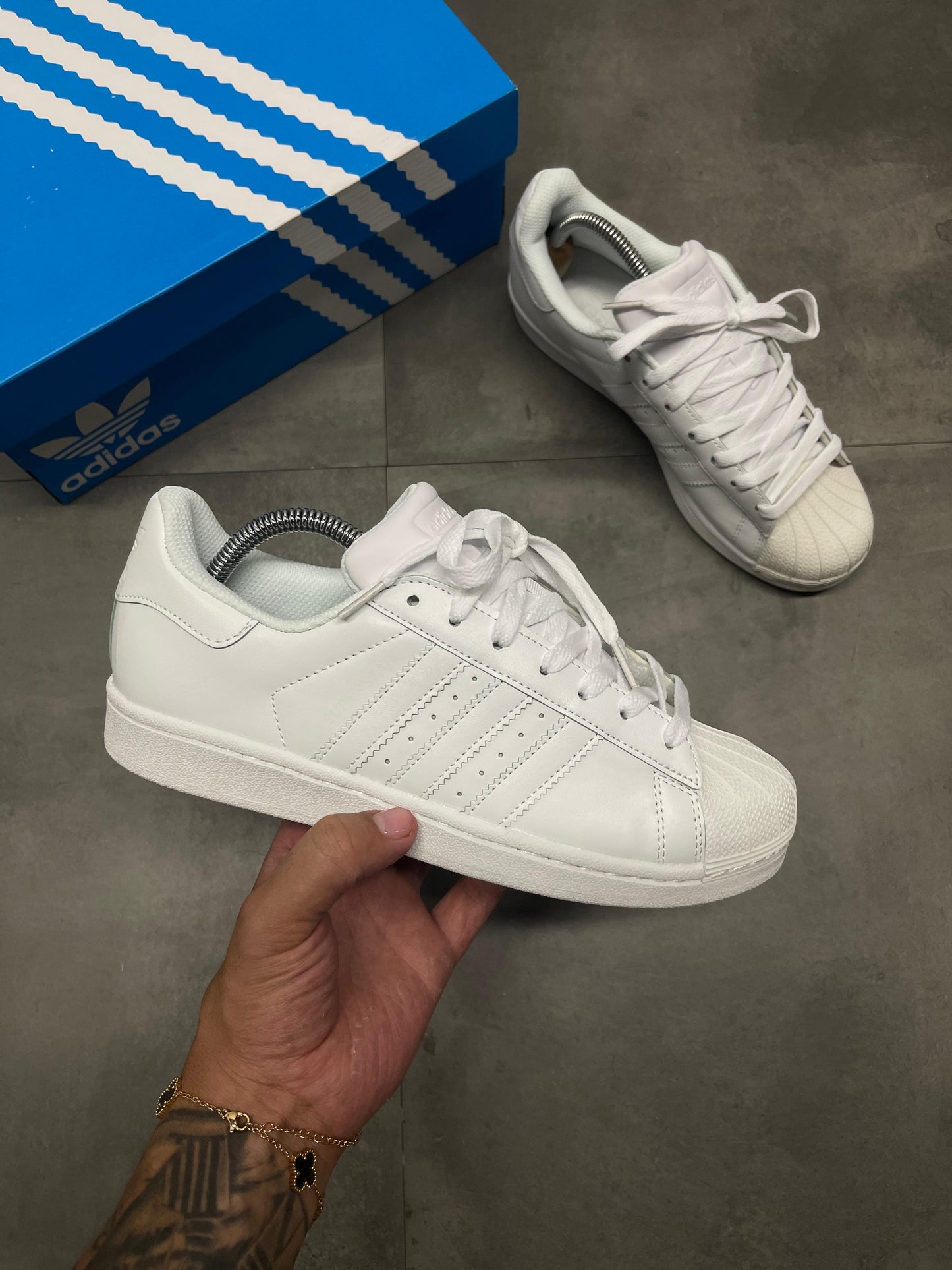ADIDAS SUPER STAR TODA BLANCO |  HOMBRE Y DAMA