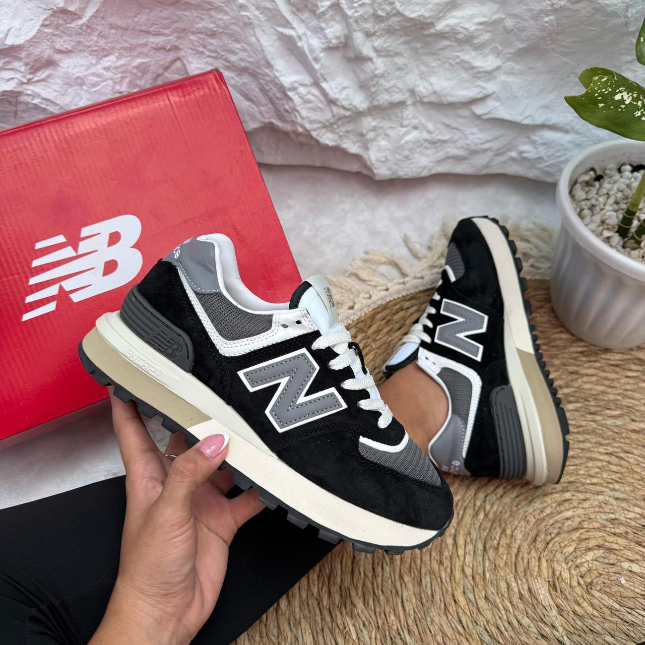 NEW BALANCE 574 GRIS | DAMA