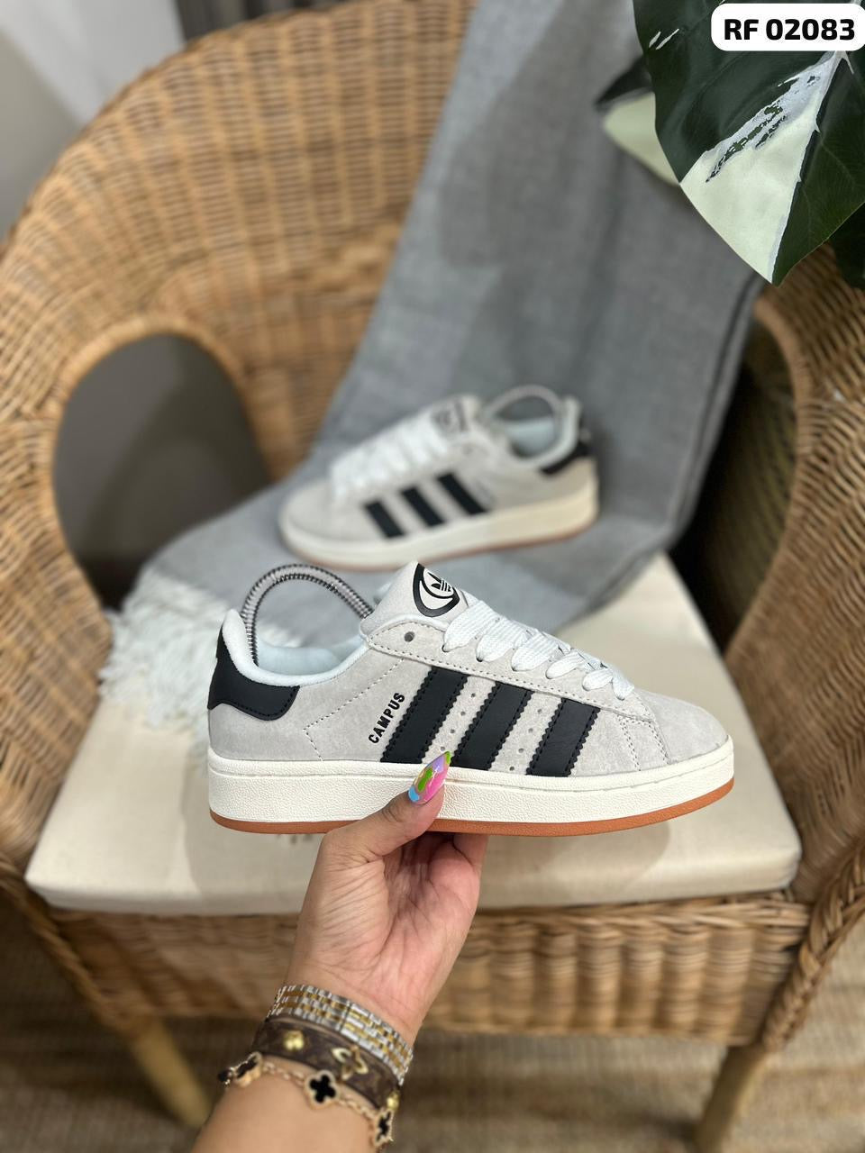 ADIDAS CAMPUS SUELA GOMA | DAMA