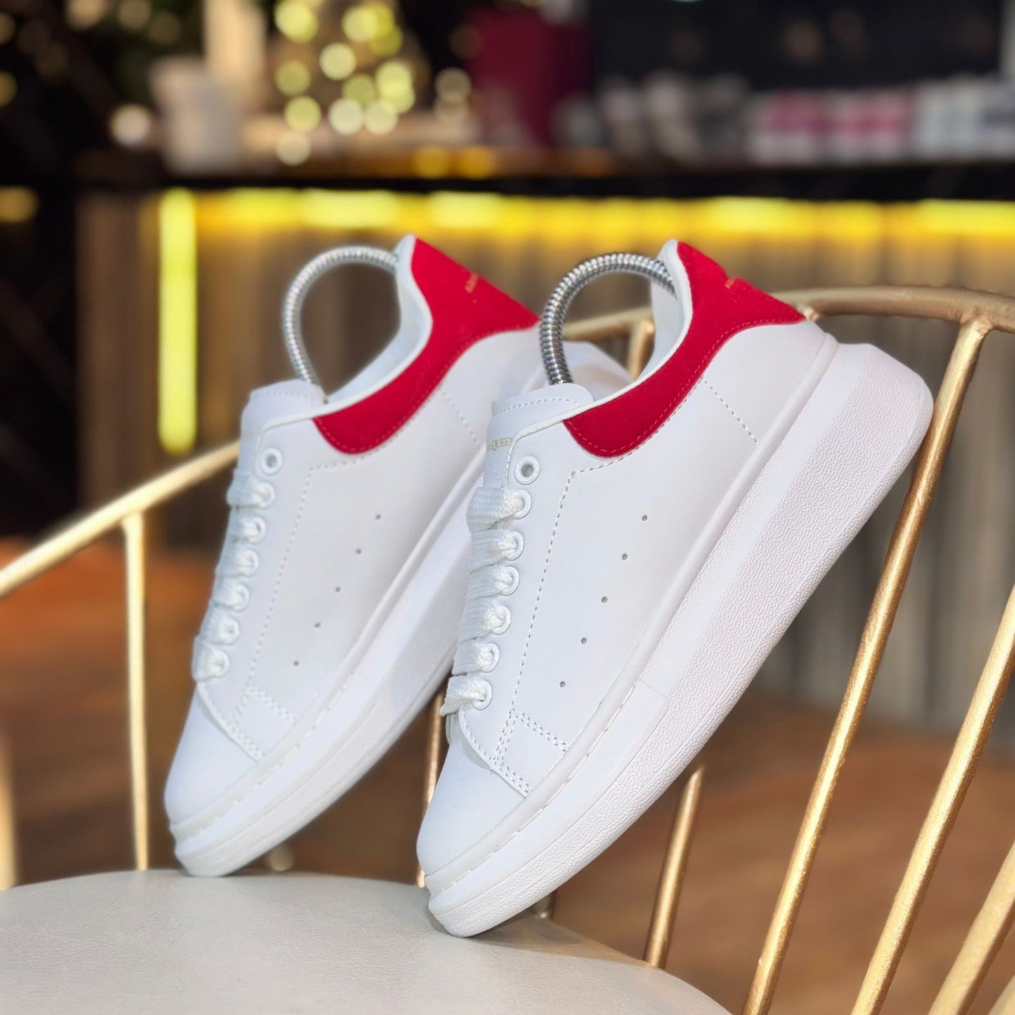 ALEXANDER MCQUEEN BLACO ROJO | HOMBRE Y DAMA