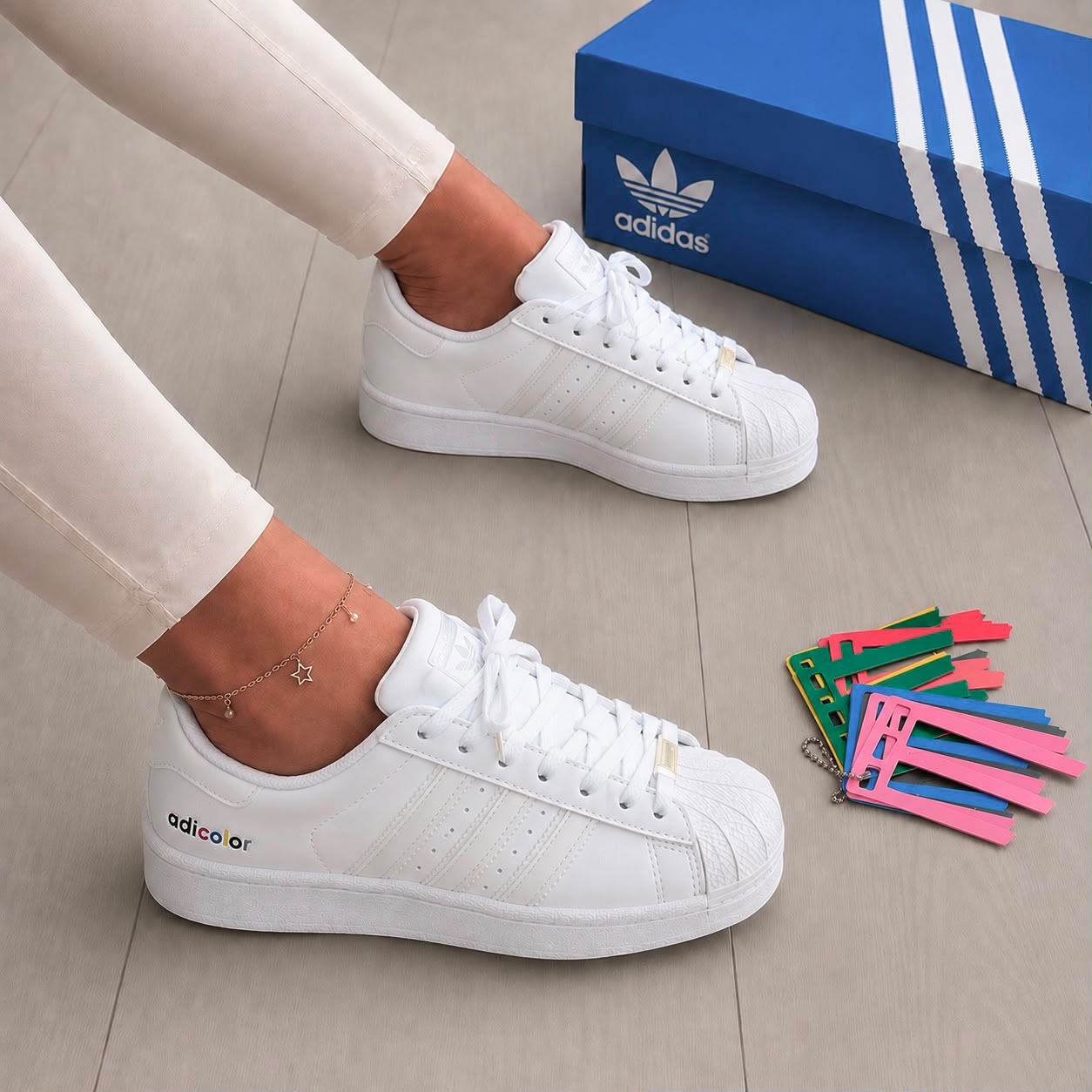 ADIDAS SUPER STAR ADICOLOR | DAMA