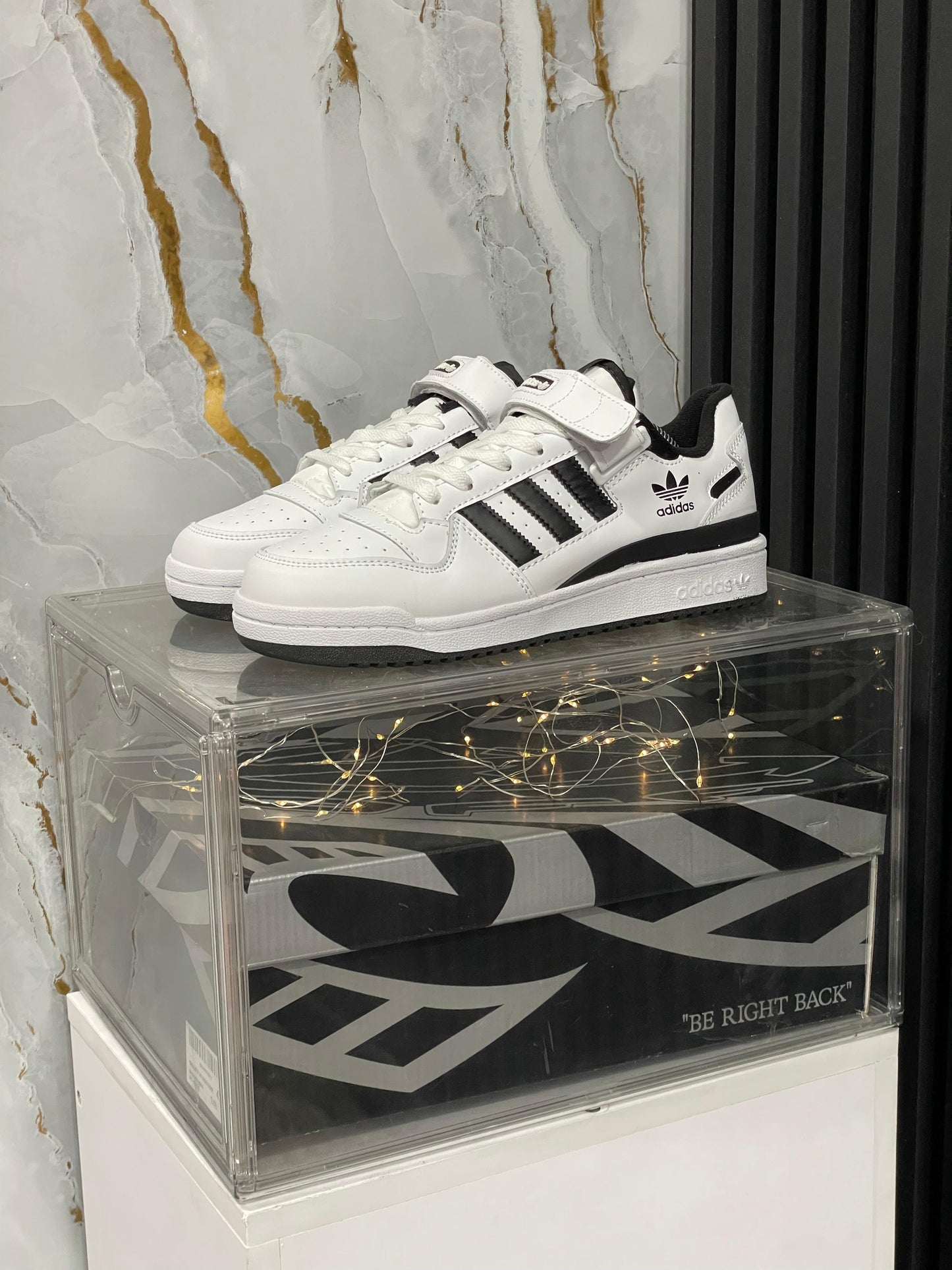 ADIDAS FORUM NEGRO BLANCO | HOMBRE Y DAMA
