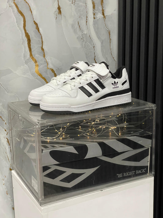 ADIDAS FORUM NEGRO BLANCO | HOMBRE Y DAMA