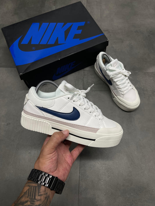 NIKE COURT BLANCO AZUL | DAMA