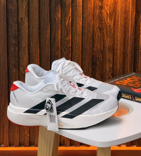 ADIDAS ADIZERO NEGRA BLANCA NARANJA |  HOMBRE Y DAMA