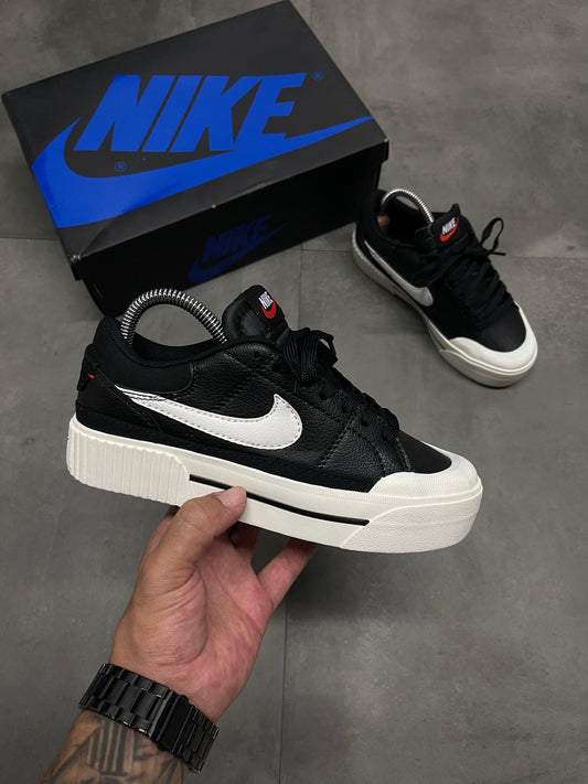 NIKE COURT NEGRA BLANCA | DAMA