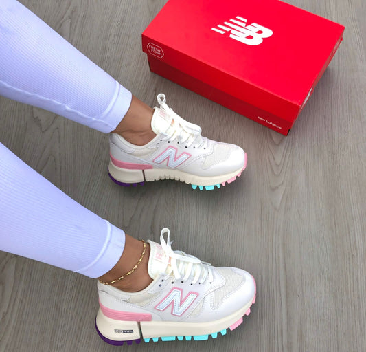 NEW BALANCE BEIGE ROSADA | DAMA