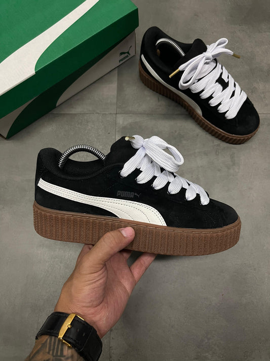 PUMA FENT NEGRA BLACA | DAMA