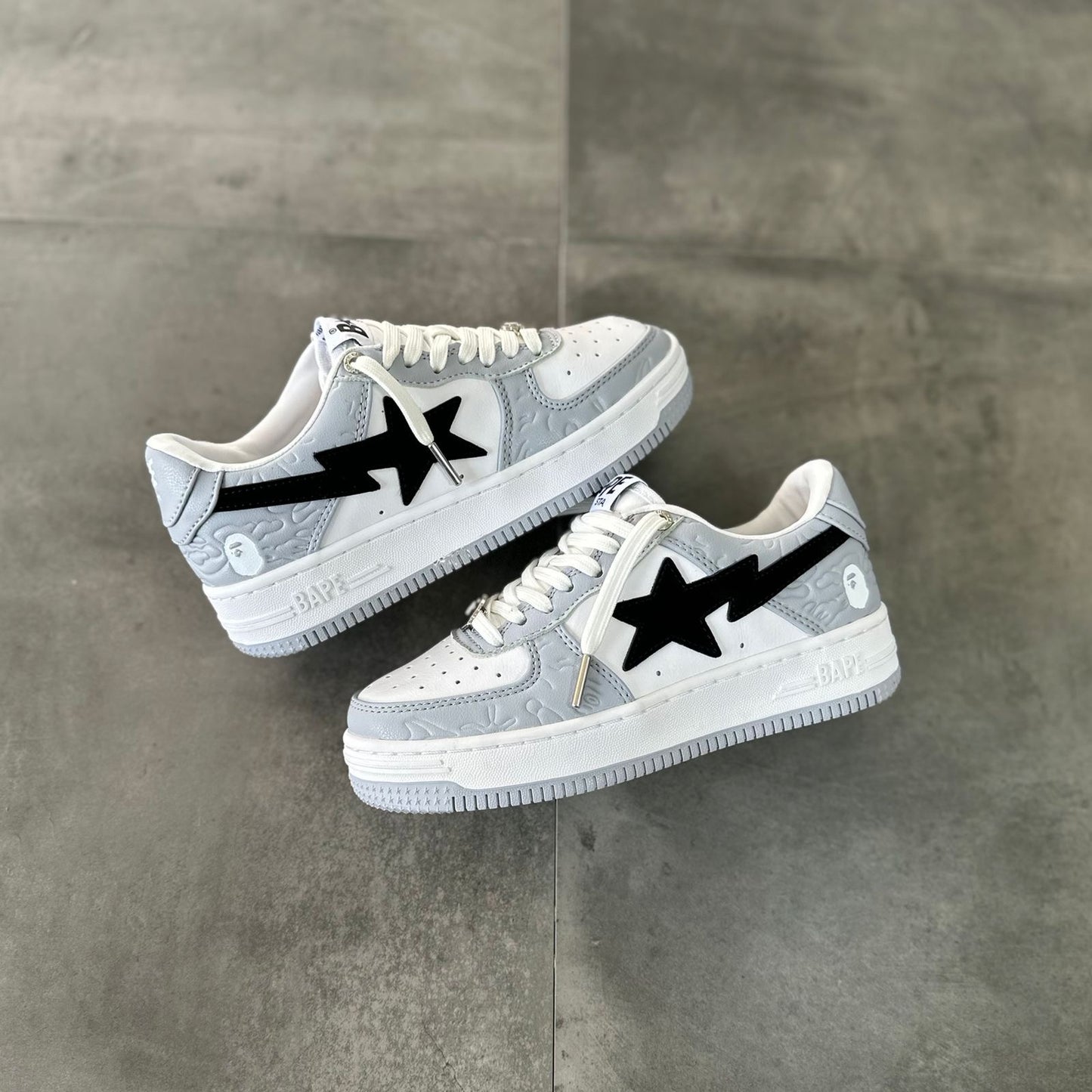NIKE AF1 BAPE GRIS NEGRA | HOMBRE Y DAMA